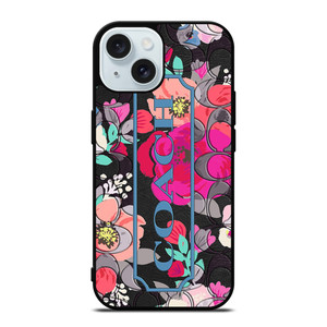 COACH NEW YORK FLOWER iPhone 15 Case Cover