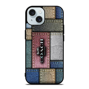 COACH NEW YORK LOGO JEANS iPhone 15 Case Cover COACH NEW YORK LOGO JEANS iPhone 15 Case Cover