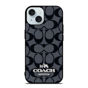 COACH NEW YORK PATTERN 2 iPhone 15 Case Cover