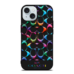 COACH NEW YORK RAINBOW 2 iPhone 15 Case Cover