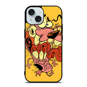 COURAGE THE COWARDY DOG CARTOON iPhone 15 Case Cover