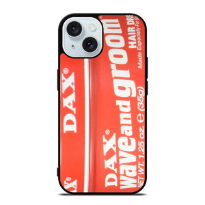 DAX WAVE AND GROOM POMADE iPhone 15 Case Cover DAX WAVE AND GROOM POMADE iPhone 15 Case Cover