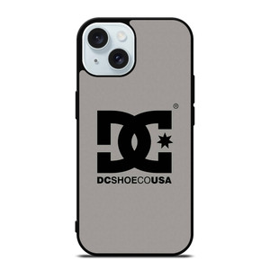 DC SHOE CO USA LOGO GREY iPhone 15 Case Cover DC SHOE CO USA LOGO GREY iPhone 15 Case Cover