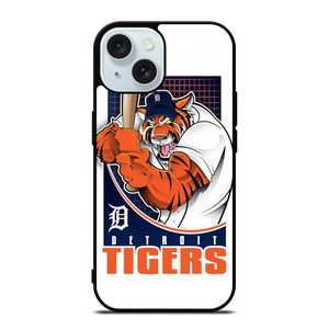 DETORIT TIGERS CLUB LOGO BASEBALL TEAM MLB ICON iPhone 15 Case Cover