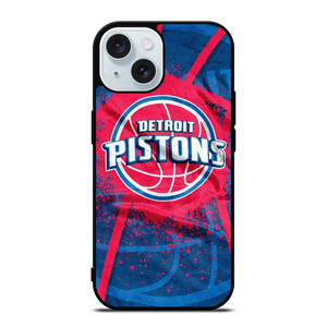 DETROIT PISTONS LOGO JERSEY iPhone 15 Case Cover