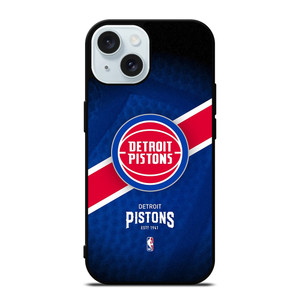 DETROIT PISTONS NBA TEAM iPhone 15 Case Cover