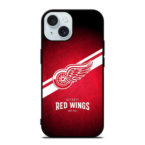 DETROIT RED WINGS NHL TEAM LOGO iPhone 15 Case Cover DETROIT RED WINGS NHL TEAM LOGO iPhone 15 Case Cover