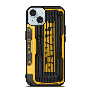 DEWALT SPEAKER JOBSITE iPhone 15 Case Cover