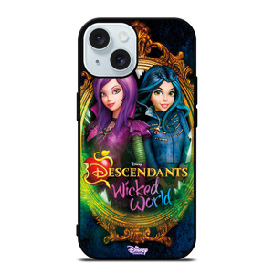 DISNEY DESCENDANTS WICKED WORD iPhone 15 Case Cover DISNEY DESCENDANTS WICKED WORD iPhone 15 Case Cover