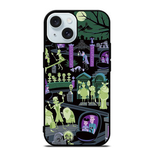DISNEY THE HAUNTED MANSION CARTOON iPhone 15 Case Cover