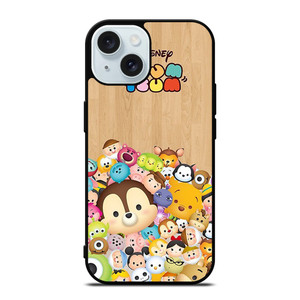 DISNEY TSUM TSUM WOODEN iPhone 15 Case Cover