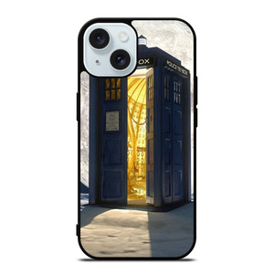 DR WHO TARDIS BOX iPhone 15 Case Cover DR WHO TARDIS BOX iPhone 15 Case Cover