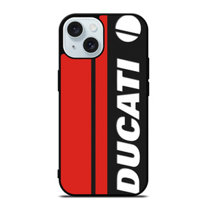 DUCATI MOTOR VERTICAL LOGO iPhone 15 Case Cover
