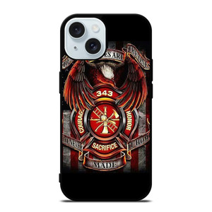 FIREFIGHTER FIREMAN HEROES iPhone 15 Case Cover