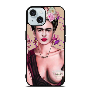 FRIDA KAHLO ART FACE iPhone 15 Case Cover
