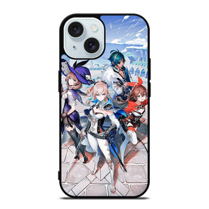 GAME CHARACTERS OF GENSHIN IMPACT iPhone 15 Case Cover
