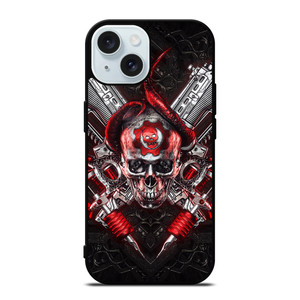 GEARS OF WAR ENGINE SKULL iPhone 15 Case Cover GEARS OF WAR ENGINE SKULL iPhone 15 Case Cover