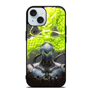 GENJI OVERWATCH DRAGON ART iPhone 15 Case Cover GENJI OVERWATCH DRAGON ART iPhone 15 Case Cover