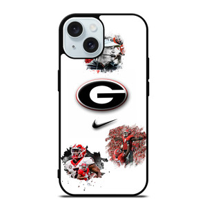 GEORGIA BULLDOGS UGA FOOTBALL iPhone 15 Case Cover