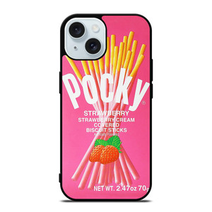 GLICO POCKY STRAWBERRY iPhone 15 Case Cover