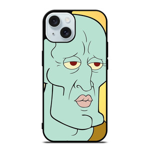 HANDSOME SQUIDWARD CARTOON iPhone 15 Case Cover