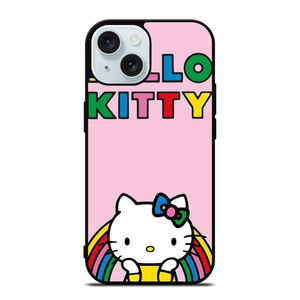 HELLO KITTY RAINBOW iPhone 15 Case Cover HELLO KITTY RAINBOW iPhone 15 Case Cover