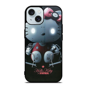 HELLO KITTY STAYREAL ROBOT iPhone 15 Case Cover HELLO KITTY STAYREAL ROBOT iPhone 15 Case Cover
