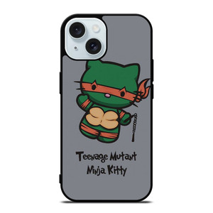 HELLO KITTY TMNT TEENAGE MUTANT NINJA KITTY iPhone 15 Case Cover HELLO KITTY TMNT TEENAGE MUTANT NINJA KITTY iPhone 15 Case Cover