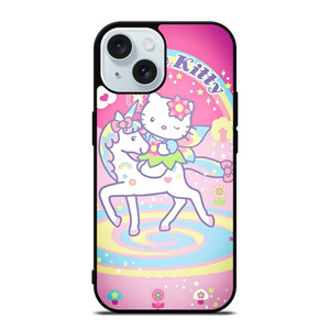 HELLO KITTY UNICORN CUT iPhone 15 Case Cover