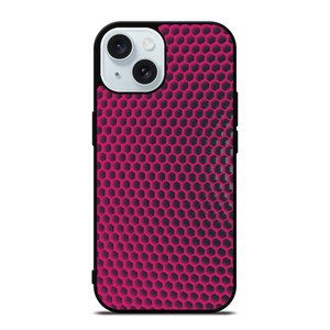 HEXAGONAL BLACK PURPLE PATTERN iPhone 15 Case Cover