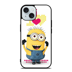 I LOVE MINION iPhone 15 Case Cover I LOVE MINION iPhone 15 Case Cover