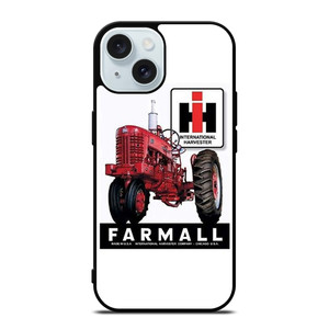 IH INTERNATIONAL HARVESTER FARMALL TRACTOR RETRO iPhone 15 Case Cover IH INTERNATIONAL HARVESTER FARMALL TRACTOR RETRO iPhone 15 Case Cover