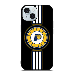 INDIANA PACERS STRIPE LOGO iPhone 15 Case Cover