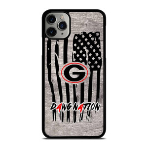 UNIVERSITY OF GEORGIA BULLDOGSWOODEN LOGO iPhone 11 Pro Max Case Cover