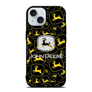 JOHN DEERE LOGO PATTERN iPhone 15 Case Cover