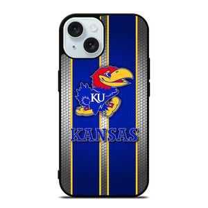 KANSAS JAYHAWKS ICON iPhone 15 Case Cover KANSAS JAYHAWKS ICON iPhone 15 Case Cover