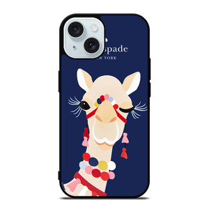KATE SPADE CAMEL APPLIQUE iPhone 15 Case Cover