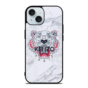 KENZO PARIS TIGER MARBLE iPhone 15 Case Cover