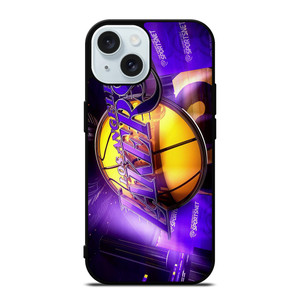 LA LAKERS 3D LOGO iPhone 15 Case Cover