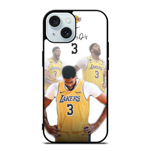 LA LAKERS ANTHONY DAVIS 3 iPhone 15 Case Cover