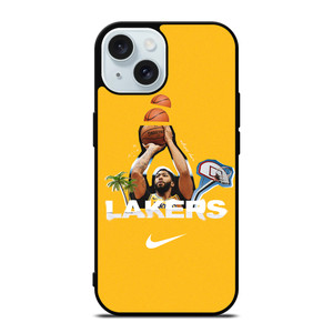 LA LAKERS ANTHONY DAVIS NIKE iPhone 15 Case Cover