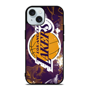 LA LAKERS ART LOGO iPhone 15 Case Cover