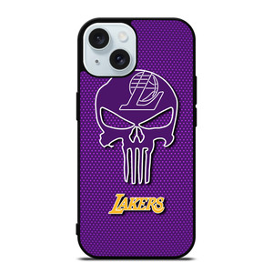 LA LAKERS PUNISHER LOGO iPhone 15 Case Cover