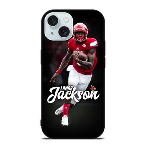 LAMAR JACKSON LOUISVILLE NFL iPhone 15 Case Cover LAMAR JACKSON LOUISVILLE NFL iPhone 15 Case Cover