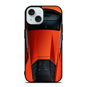 LAMBORGHINI HURACAN EVO ORANGE iPhone 15 Case Cover LAMBORGHINI HURACAN EVO ORANGE iPhone 15 Case Cover