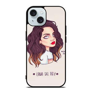 LANA DEL REY CARTOON iPhone 15 Case Cover