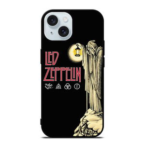 LED ZEPPELIN THE DARKNESS LOGO iPhone 15 Case Cover