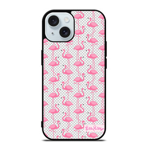 LILLY PULITZER FLAMINGO PATTERN iPhone 15 Case Cover