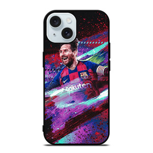 LIONEL MESSI BARCELONA ART iPhone 15 Case Cover