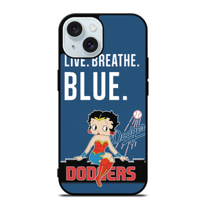LOS ANGELES BETTY BOOP DODGERS iPhone 15 Case Cover
